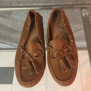 Coach Tan Leather Loafers, size 6.5